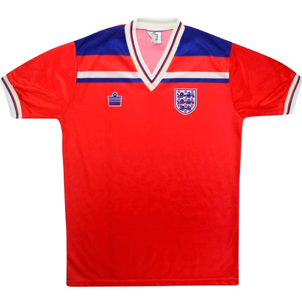Camiseta Inglaterra 2ª Retro 1980 Rojo